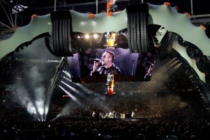 Transport vertraagd tournee U2 - Foto ANP