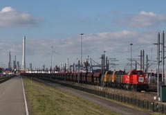 Vervoer Havenspoorlijn keldert met twintig procent