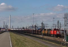 Vervoer Havenspoorlijn keldert met twintig procent