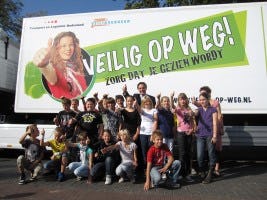 Kinderen gaan veilig op weg door lespakket Foto - TLN