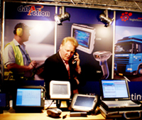 ICT & Logistiek bezoeker wil software zien