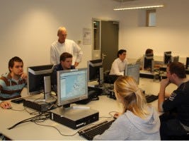 Studenten NHTV krijgen les in Shortrec ritplanning