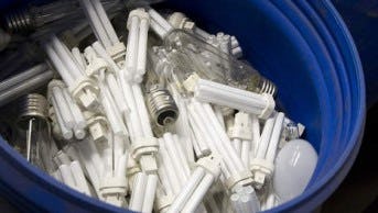 Retourlogistiek spaarlamp