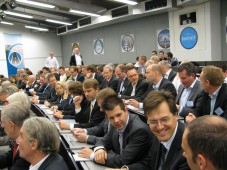 De Dag van het goederenvervoer op de NHTV in Breda trok vorige week veel deelnemers.