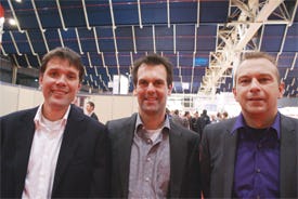 Hugo Haarman, Erwin den Exter en Michel Haenen