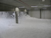 Live schuimspektakel bij Lenkering Logistics 