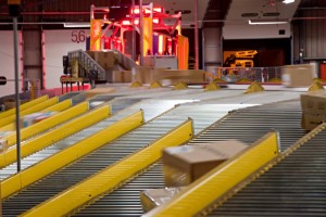 Snelle sorter voor DHL