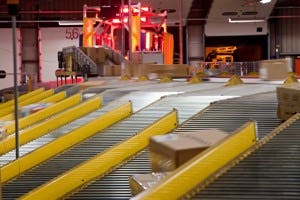 Snelle sorter voor DHL