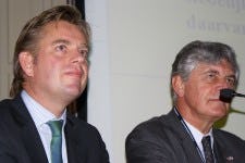 Tijdens de paneldiscussie werd er driftig op los gediscussieerd over actuele ontwikkelingen op het gebied van stedelijke distributie.