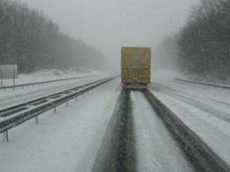 Sneeuw avondspits maandag