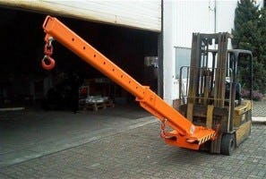 THV kraanarm voor heftruck