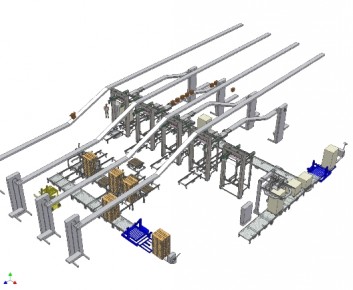 Hollandse verpakkings- en palletiseerstraten voor Spaanse groenten 