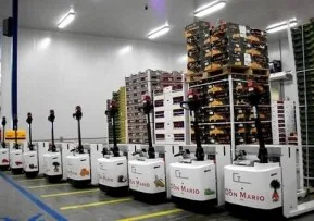 Saltrans elektropallettrucks