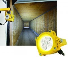 LED-verlichting op het dock