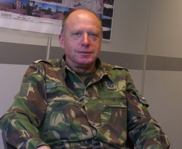 Generaal Broeks, commandant Redeployment Taskforce