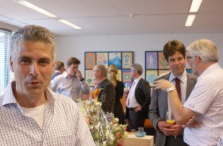 Paul Boekweg, director Davanti tijdens open huis in Zaltbommel