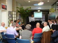 Tijdens vier workshops werden bedrijven afgelopen dinsdag onder andere bijgepraat over het Lean and Green-programma van het programma Duurzame Logistiek