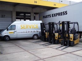 Heftrucks voor Parts Express