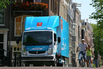 Test Renault Maxity Electric in duurzaamheidsproject