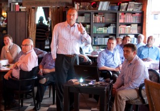 Eric van Dijk van Slimstock en oprichter van het IMCC afgelopen donderdag in Sneek