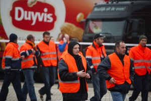 Actie bij distributiecentrum smiths