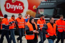 Het dc-personeel van Smiths in Utrecht is na een korte staking vandaag weer aan het werk gegaan