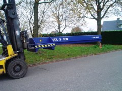 Snoeck Services heftruck kraanarm