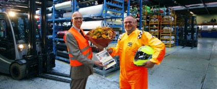 Heftruckheld Trajko Nikolic Avery Dennison