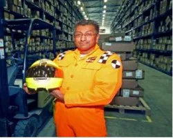 Heftruckheld maart Soedesh Kalika