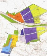 Schets van wat ooit het MTC Valburg had moeten worden.