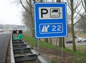 parkeerplaats beveiligd