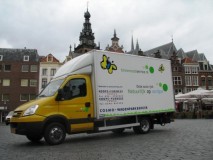 Nijmegen gaat strenger controleren of vervoerders zich wel houden aan de venstertijden die gelden in de binnenstad