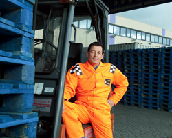 HeftruckHeld mei komt van Nutricia