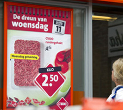 C1000 pakt regie vleesketen aan