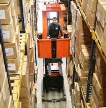 Nieuwe heftrucks bij Dijk Natural Collections 