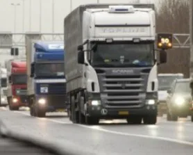 Meer goederen in buitenlandse vrachtwagens