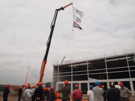 Nieuwbouw Raben bereikt hoogste punt
