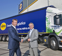 Rotra lijft eerste LNG trekker in