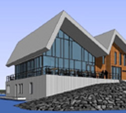 Compleet restaurant vervoerd over water