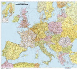 kaart van europa