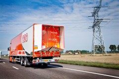 Expressbedrijf TNT Express heeft succesvol op één van haar trucks een prototype van een aerodynamisch en inklapbaar staartstuk getest van het bedrijf Ephicas.