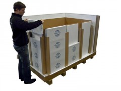 Verpakkingsproducent topa thermal packaging heeft een verpakking ontwikkeld voor fabrikanten die grote hoeveelheden temperatuursgevoelige producten per vrachtauto en vliegtuig vervoeren, zoals vaccins