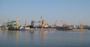 De haven van Constanza