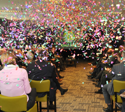 Dinalog jaarevent in teken van 'delen is vermenigvuldigen