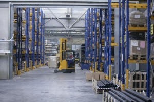 Het heringerichte magazijn van Flexi-Force
