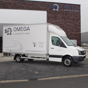 Primeur voor Omega Logistics met gecertificeerde bestelauto's