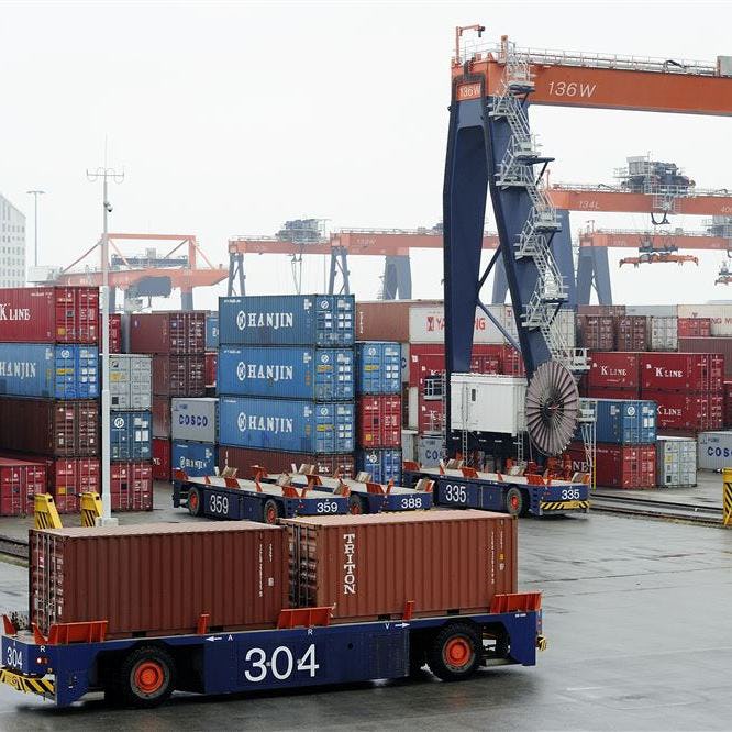 ECT neemt maatregelen tegen congestie haven Rotterdam