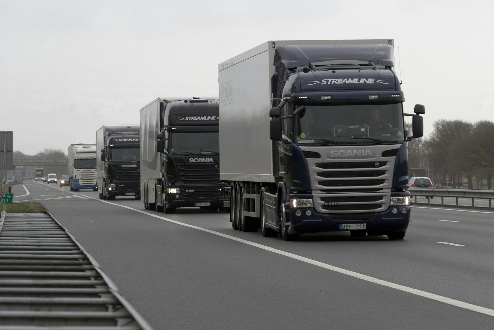 Praktijktesten truck platooning op openbare weg van start