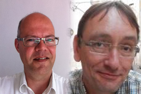 Willy van Vliet (links) en Peter de Martines.