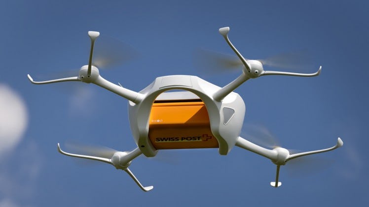 Zwitsers postbedrijf zet drone commercieel in